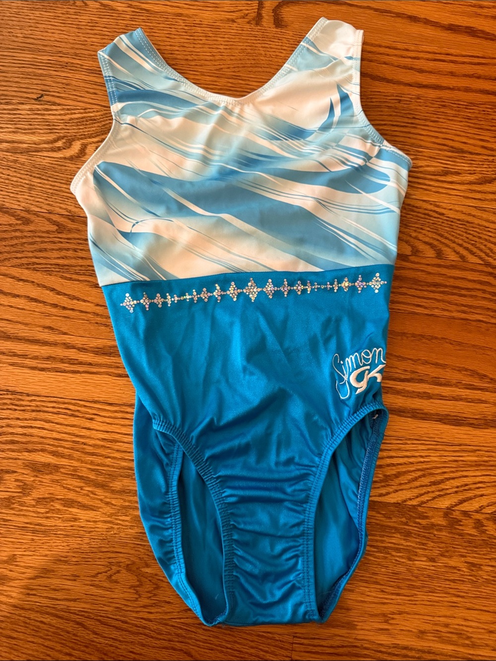 GK Simone Biles Blue Leotard